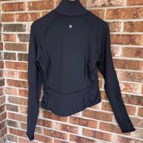 Lululemon * Always Alert 1/2 Zip Black 8 - Picture 3 of 15